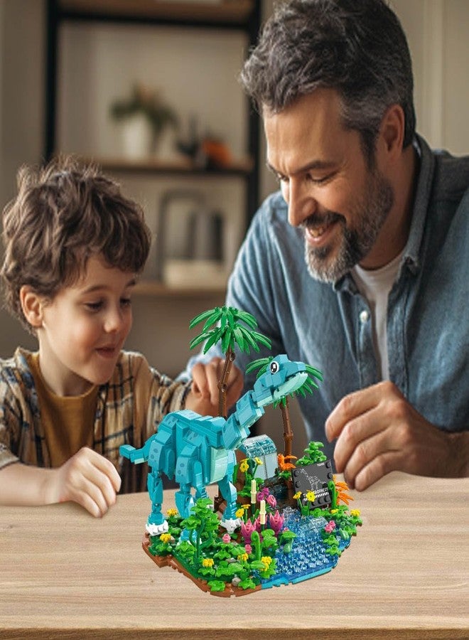 Mov stone Dinosaur World Brachiosaurus Building Set- Compatible with Lego Sets for Boys 8-14, Jurassic Volcano Era Building, Birthday Gift Set for Boys & Girl (559 Pcs) - Image 5
